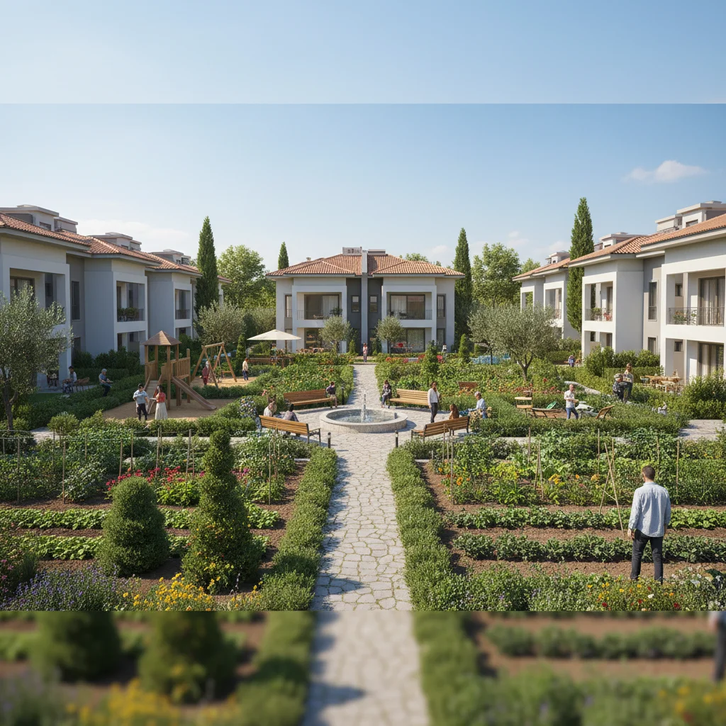 avcilar villa community gardens