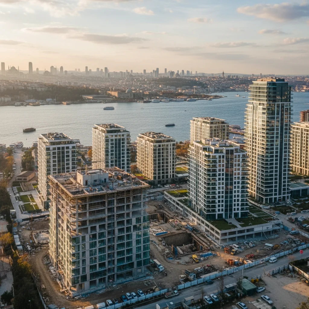 istanbul under construction luxury apartments