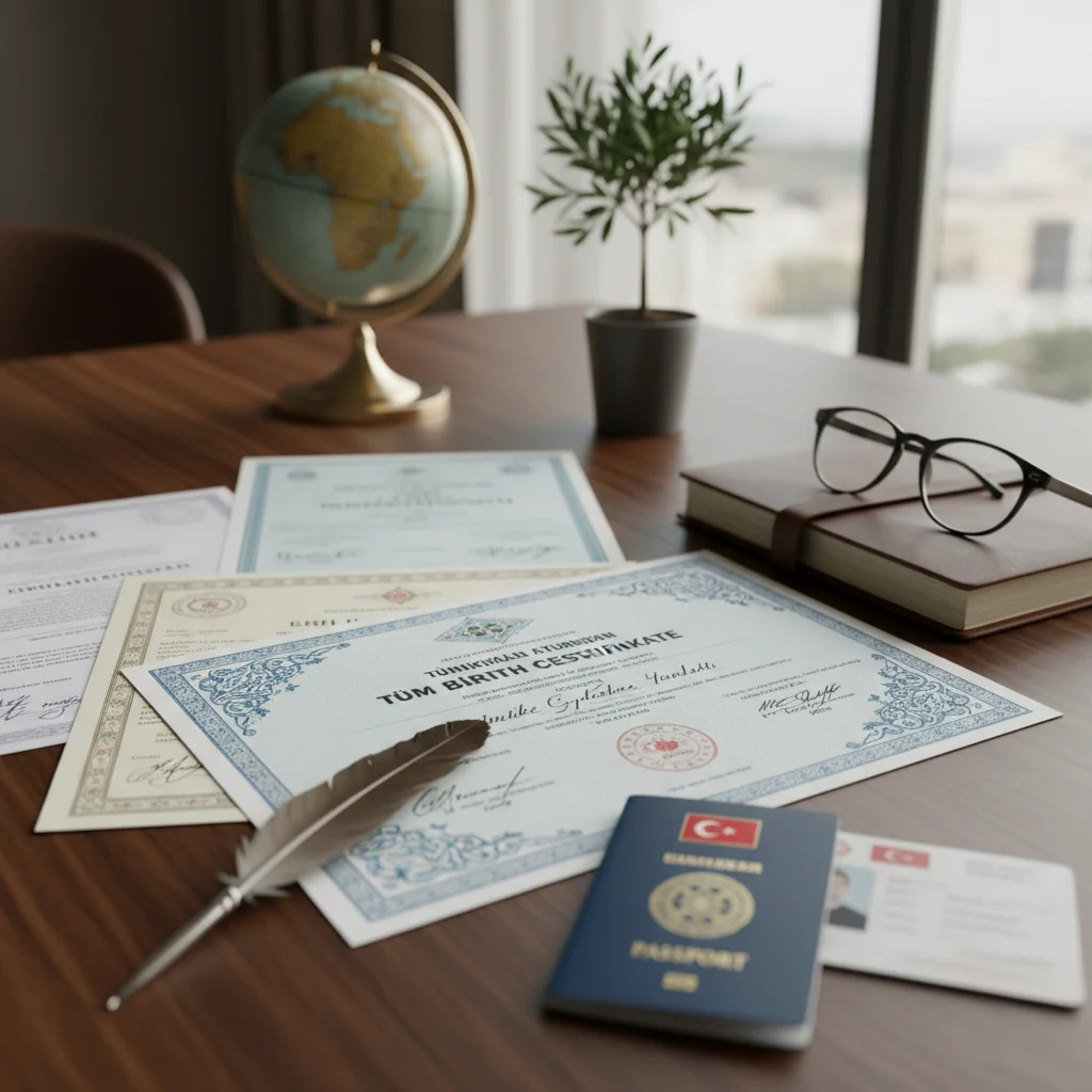 turkish citizenship birth certificate documents