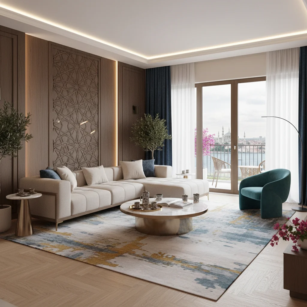 modern turkish luxury apartment interior design