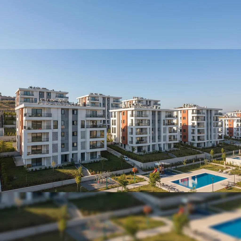 modern turkish residential complex affordable housing