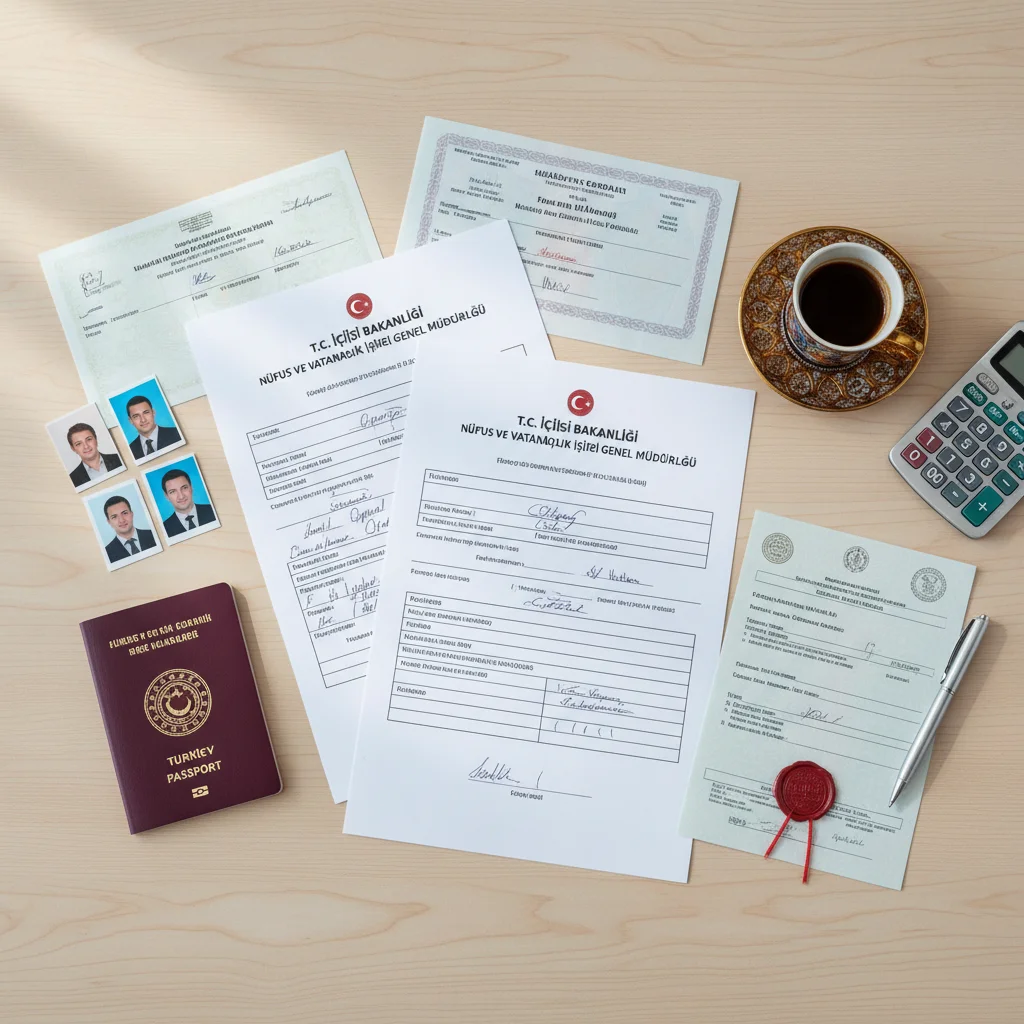 turkish citizenship application forms documents