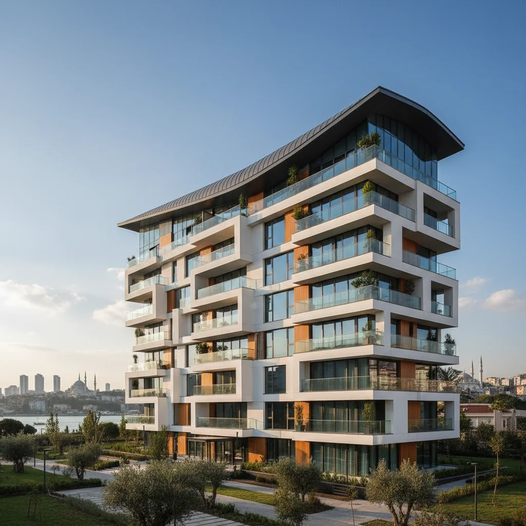 istanbul apartment building modern architecture